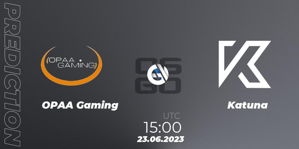 Pronóstico OPAA Gaming - Katuna. 23.06.2023 at 15:00, Counter-Strike (CS2), Preasy Summer Cup 2023