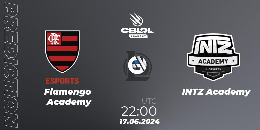 Pronóstico Flamengo Academy - INTZ Academy. 17.06.2024 at 22:00, LoL, CBLOL Academy 2024