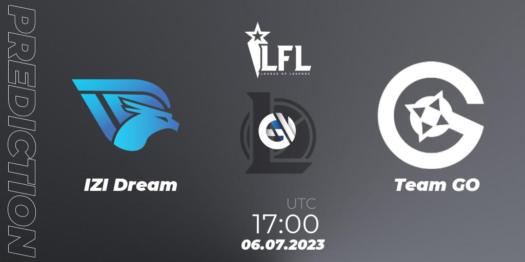 Pronóstico IZI Dream - Team GO. 06.07.2023 at 17:00, LoL, LFL Summer 2023 - Group Stage