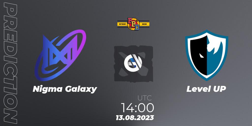 Pronóstico Nigma Galaxy - Level UP. 13.08.2023 at 14:01, Dota 2, BetBoom Dacha - Online Stage