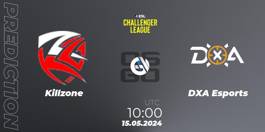 Pronóstico Killzone - DXA Esports. 15.05.2024 at 10:10, Counter-Strike (CS2), ESL Challenger League Season 47: Oceania