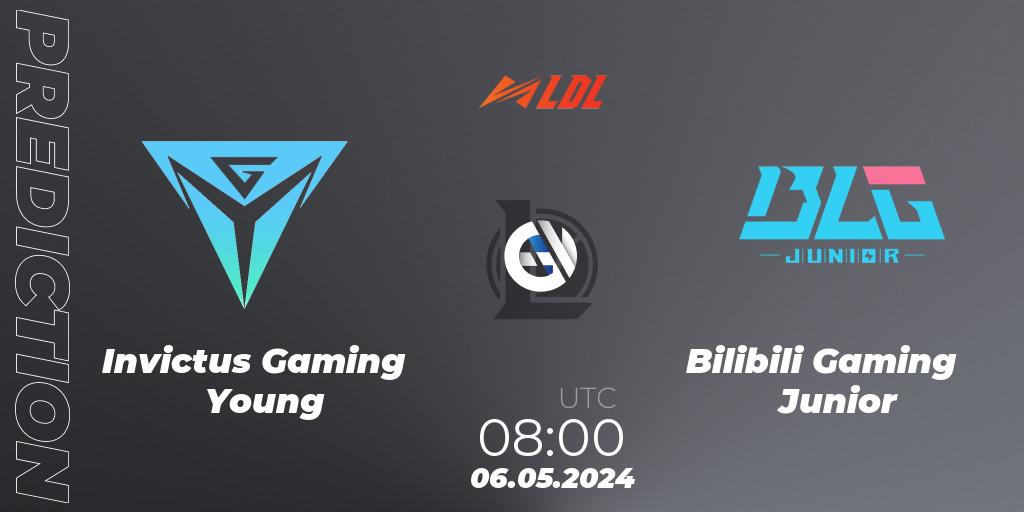 Pronóstico Invictus Gaming Young - Bilibili Gaming Junior. 06.05.24, LoL, LDL 2024 - Stage 2