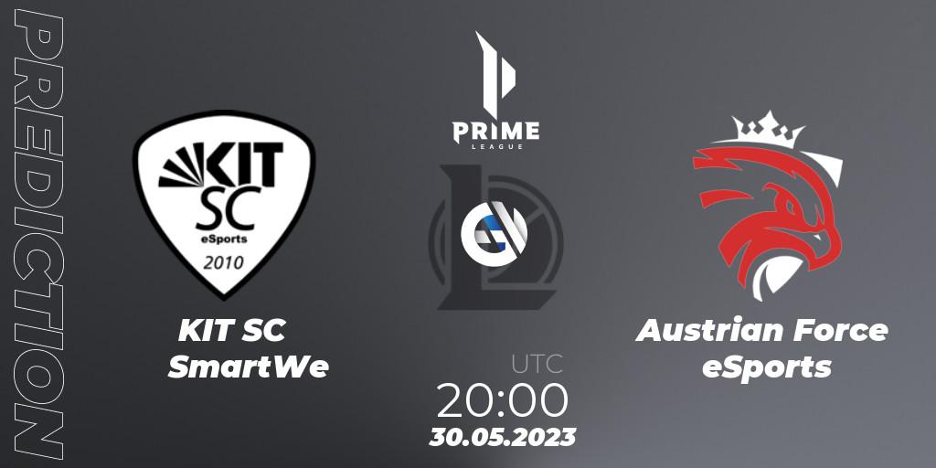 Pronóstico KIT SC SmartWe - Austrian Force eSports. 30.05.2023 at 20:00, LoL, Prime League 2nd Division Summer 2023
