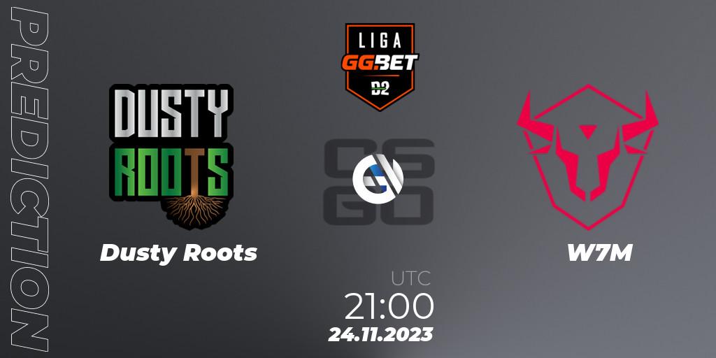 Pronóstico Dusty Roots - W7M. 24.11.2023 at 21:00, Counter-Strike (CS2), Dust2 Brasil Liga Season 2