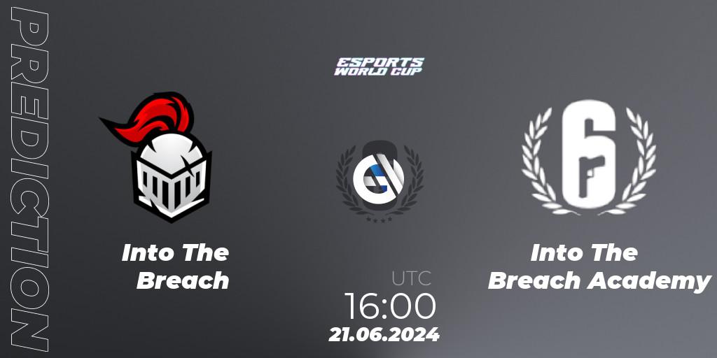 Pronóstico Into The Breach - Into The Breach Academy. 21.06.2024 at 16:00, Rainbow Six, Esports World Cup 2024: Europe OQ