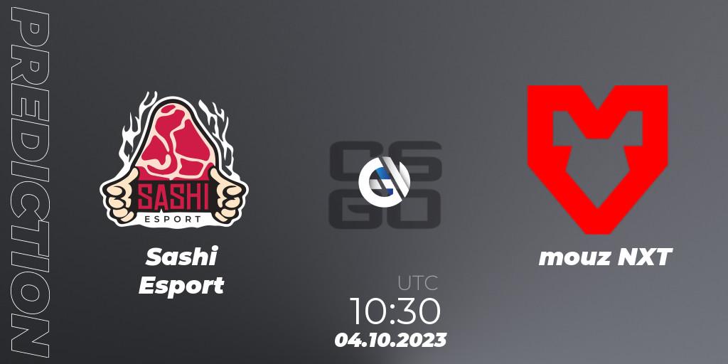 Pronóstico Sashi Esport - mouz NXT. 04.10.2023 at 10:30, Counter-Strike (CS2), European Pro League Season 11: Division 2
