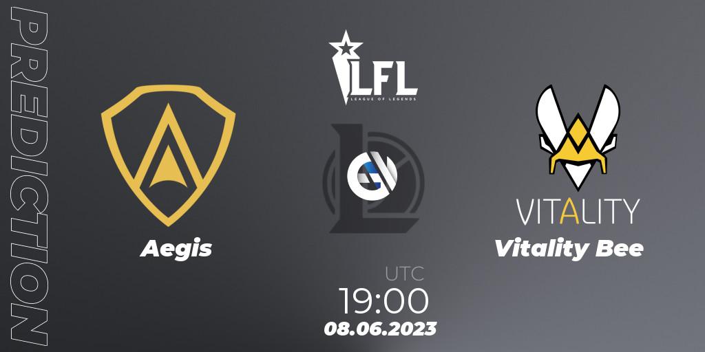 Pronóstico Aegis - Vitality Bee. 08.06.23, LoL, LFL Summer 2023 - Group Stage