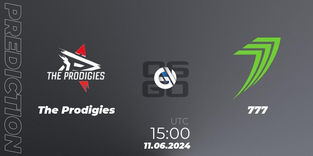 Pronóstico The Prodigies - 777. 11.06.2024 at 15:00, Counter-Strike (CS2), CCT Season 2 European Series #6 Play-In