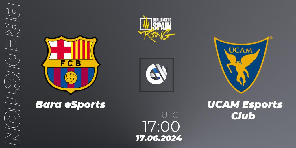 Pronóstico Barça eSports - UCAM Esports Club. 17.06.2024 at 19:00, VALORANT, VALORANT Challengers 2024 Spain: Rising Split 2