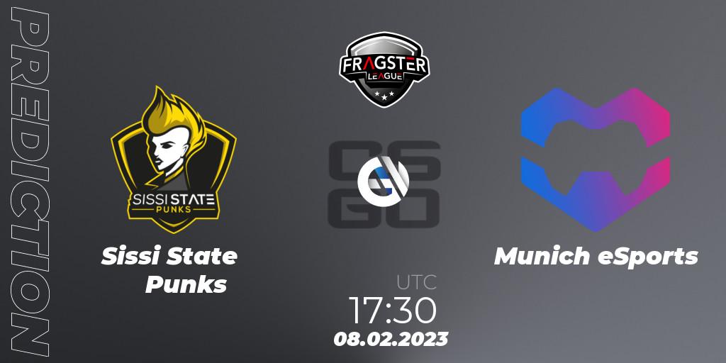 Pronóstico Sissi State Punks - Munich eSports. 08.02.23, CS2 (CS:GO), Fragster League Season 4