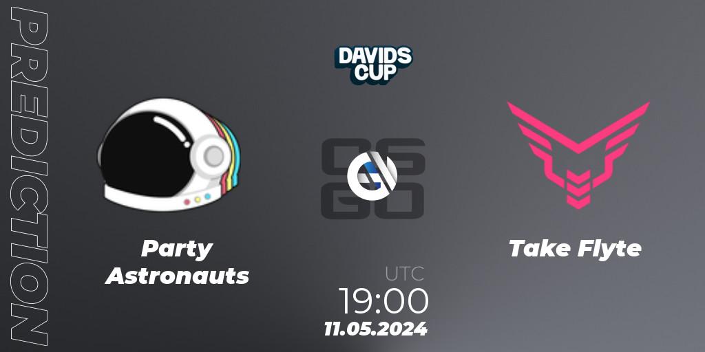 Pronóstico Party Astronauts - Take Flyte. 11.05.2024 at 19:00, Counter-Strike (CS2), David's Cup 2024