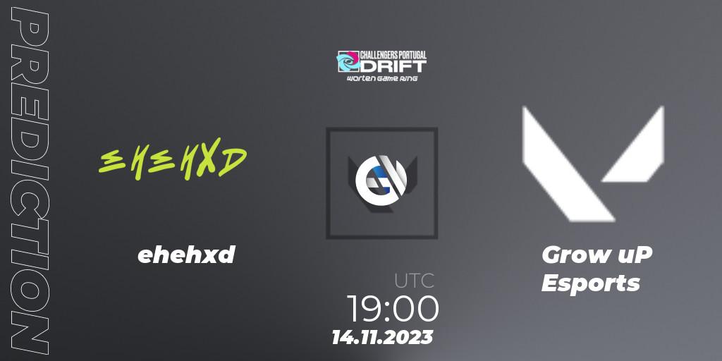 Pronóstico ehehxd - Grow uP Esports. 14.11.2023 at 19:00, VALORANT, VALORANT Challengers 2023 Portugal: Drift