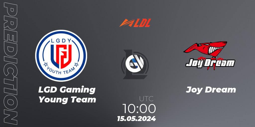 Pronóstico LGD Gaming Young Team - Joy Dream. 15.05.2024 at 10:00, LoL, LDL 2024 - Stage 2