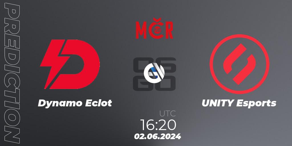 Pronóstico Dynamo Eclot - UNITY Esports. 02.06.2024 at 15:50, Counter-Strike (CS2), Tipsport Cup Spring 2024