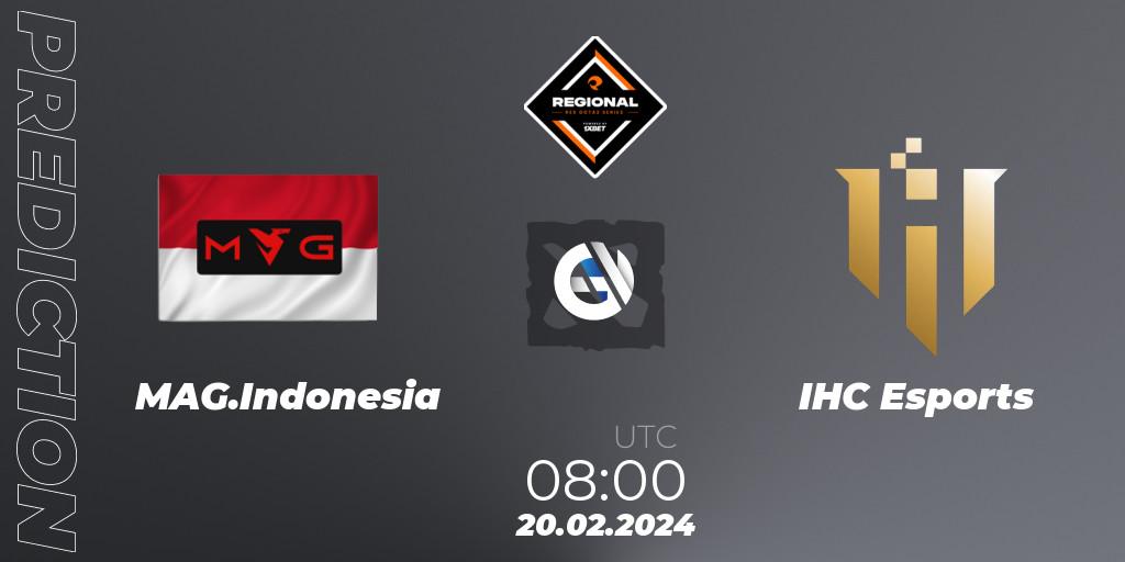 Pronóstico MAG.Indonesia - IHC Esports. 20.02.24, Dota 2, RES Regional Series: SEA #1