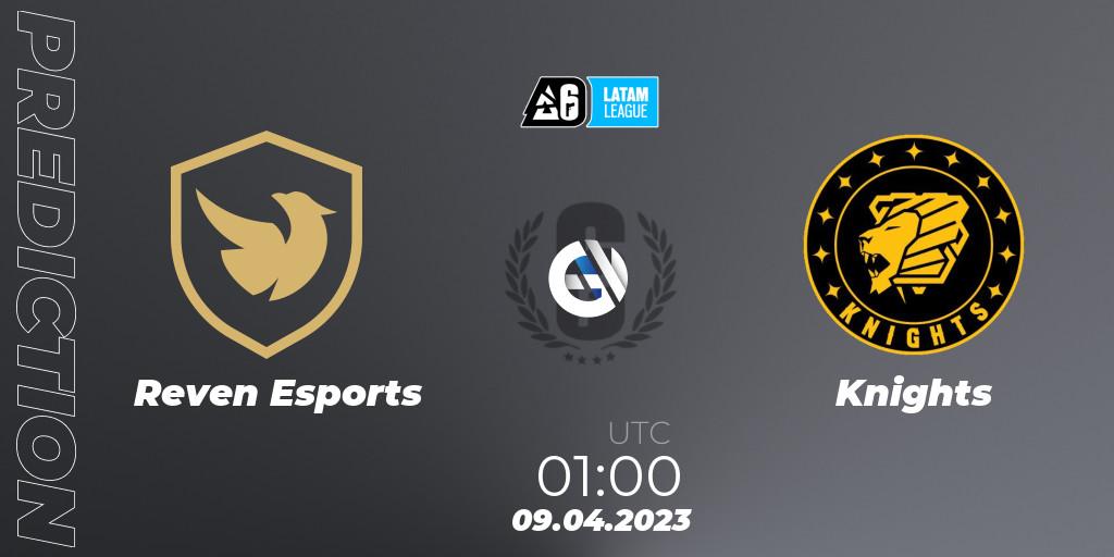 Pronóstico Reven Esports - Knights. 09.04.2023 at 01:00, Rainbow Six, LATAM League 2023 - Stage 1