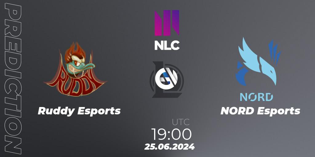 Pronóstico Ruddy Esports - NORD Esports. 25.06.2024 at 19:00, LoL, NLC 1st Division Summer 2024