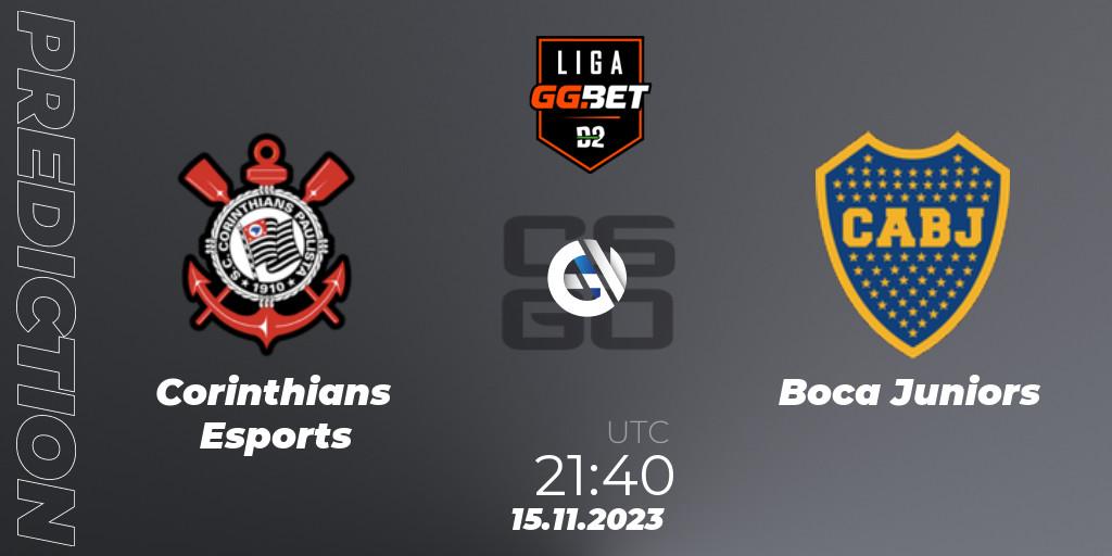 Pronóstico Corinthians Esports - Boca Juniors. 15.11.2023 at 21:40, Counter-Strike (CS2), Dust2 Brasil Liga Season 2
