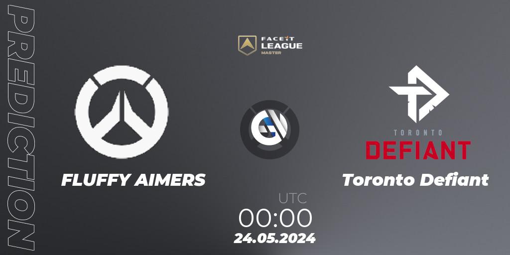 Pronóstico FLUFFY AIMERS - Toronto Defiant. 24.05.2024 at 00:00, Overwatch, FACEIT League Season 1 - NA Master Road to EWC