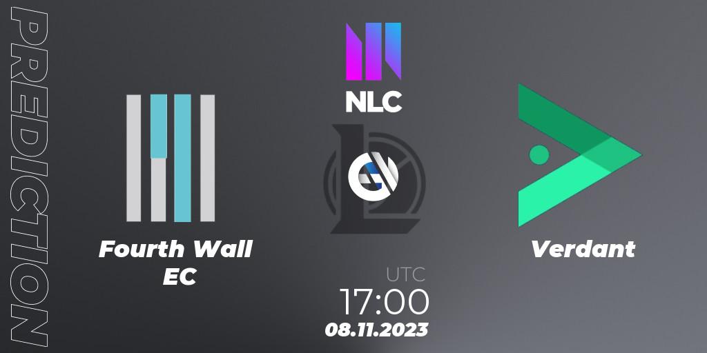 Pronóstico Fourth Wall EC - Verdant. 08.11.2023 at 17:00, LoL, NLC Aurora Cup 2023