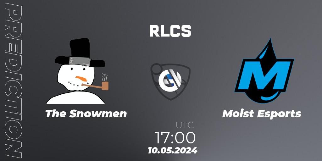 Pronóstico The Snowmen - Moist Esports. 10.05.2024 at 17:00, Rocket League, RLCS 2024 - Major 2: NA Open Qualifier 5