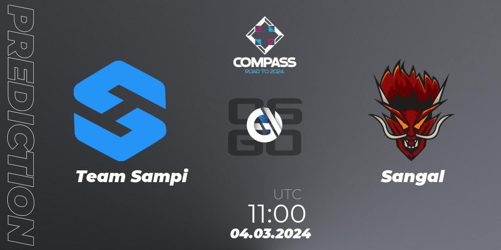 Pronóstico Team Sampi - Sangal. 04.03.24, CS2 (CS:GO), YaLLa Compass Spring 2024 Contenders