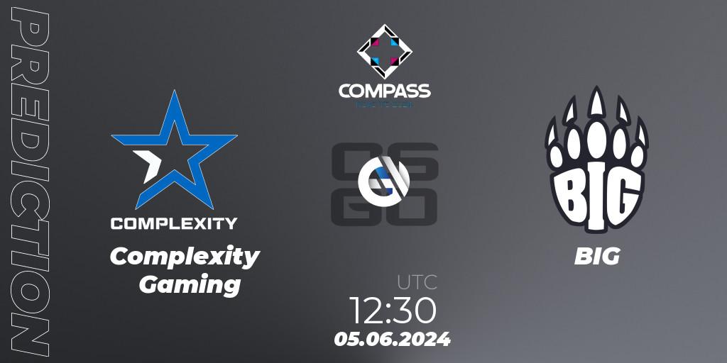Pronóstico Complexity Gaming - BIG. 05.06.2024 at 13:50, Counter-Strike (CS2), YaLLa Compass 2024