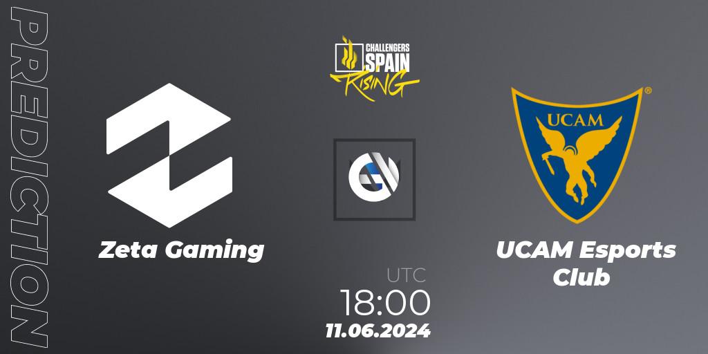 Pronóstico Zeta Gaming - UCAM Esports Club. 11.06.2024 at 16:00, VALORANT, VALORANT Challengers 2024 Spain: Rising Split 2