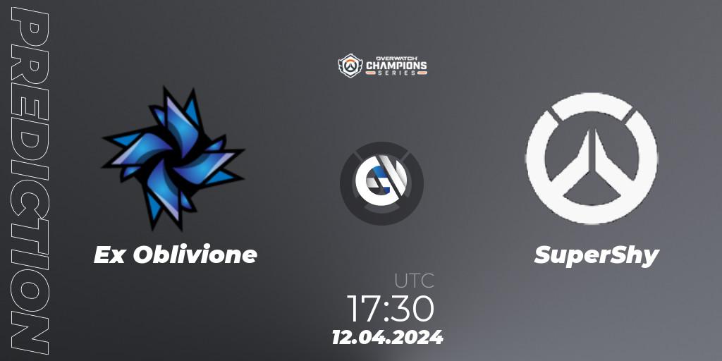 Pronóstico Ex Oblivione - SuperShy. 12.04.2024 at 17:30, Overwatch, Overwatch Champions Series 2024 - EMEA Stage 2 Group Stage