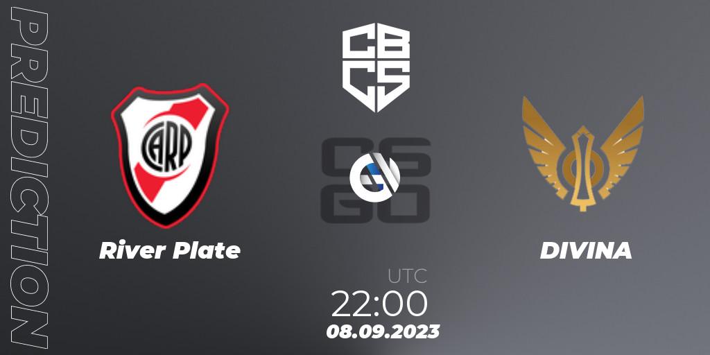 Pronóstico River Plate - DIVINA. 08.09.2023 at 22:00, Counter-Strike (CS2), CBCS 2023 Season 2: Open Qualifier #1
