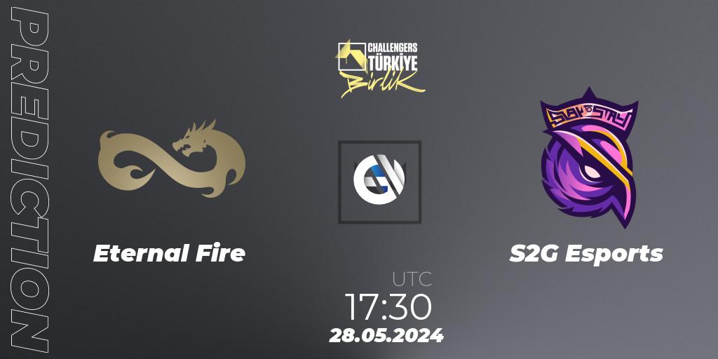 Pronóstico Eternal Fire - S2G Esports. 28.05.2024 at 17:30, VALORANT, VALORANT Challengers 2024 Turkey: Birlik Split 2