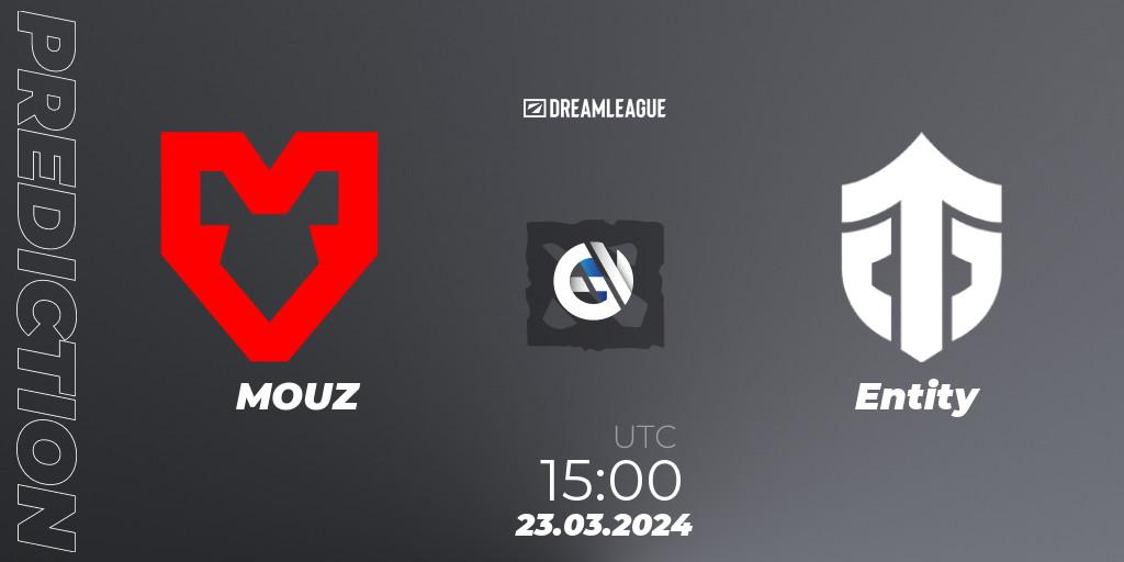 Pronóstico MOUZ - Entity. 23.03.24, Dota 2, DreamLeague Season 23: Western Europe Closed Qualifier