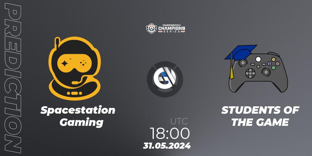 Pronóstico Spacestation Gaming - STUDENTS OF THE GAME. 31.05.2024 at 18:00, Overwatch, Overwatch Champions Series 2024 Major