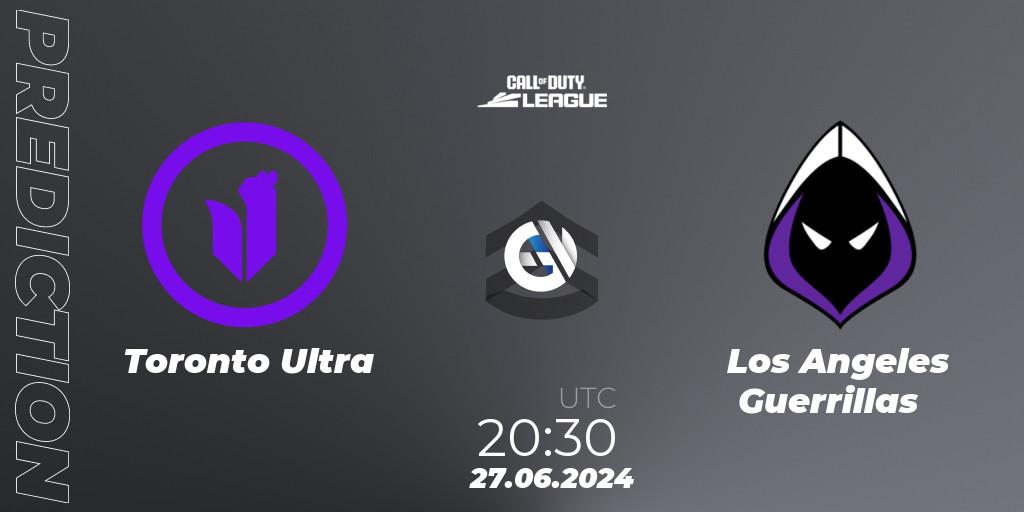 Pronóstico Toronto Ultra - Los Angeles Guerrillas. 27.06.2024 at 20:30, Call of Duty, Call of Duty League 2024: Stage 4 Major