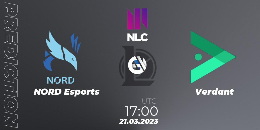 Pronóstico NORD Esports - Verdant. 21.03.2023 at 17:00, LoL, NLC 1st Division Spring 2023