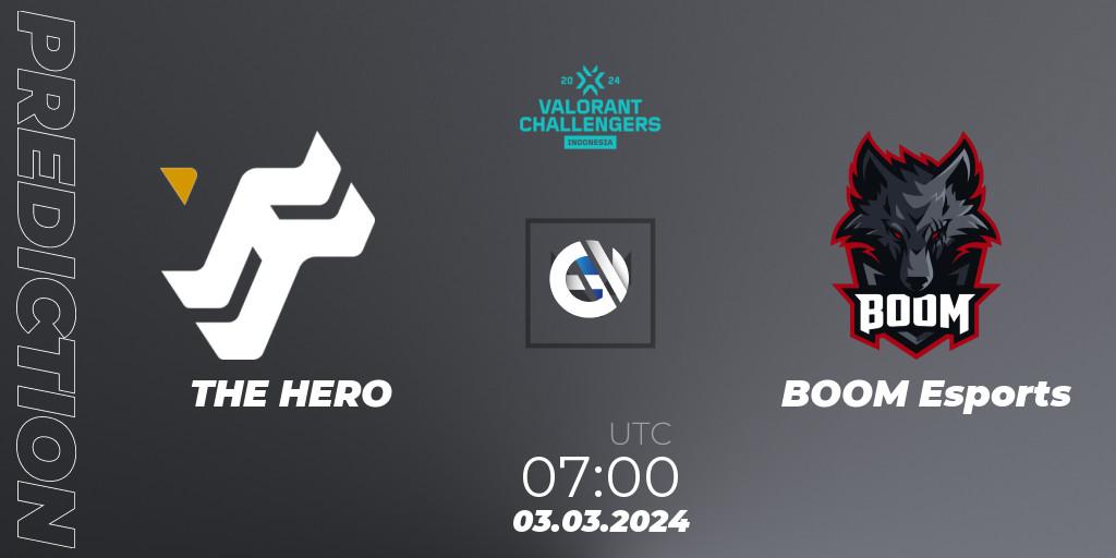 Pronóstico THE HERO - BOOM Esports. 03.03.24, VALORANT, VALORANT Challengers Indonesia 2024: Split 1