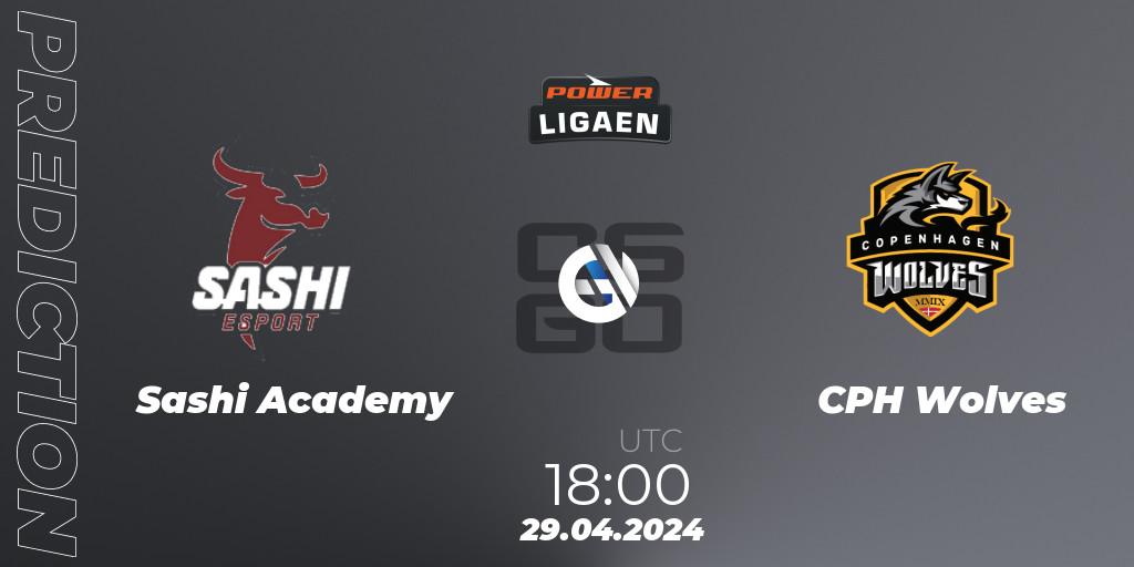 Pronóstico Sashi Academy - CPH Wolves. 29.04.2024 at 18:00, Counter-Strike (CS2), Dust2.dk Ligaen Season 26