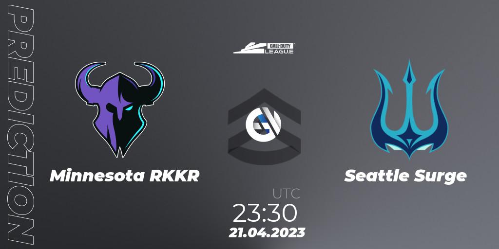 Pronóstico Minnesota RØKKR - Seattle Surge. 21.04.2023 at 23:30, Call of Duty, Call of Duty League 2023: Stage 4 Major
