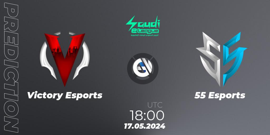 Pronóstico Victory Esports - 55 Esports. 17.05.2024 at 19:00, Overwatch, Saudi eLeague 2024 - Major 2 Phase 1