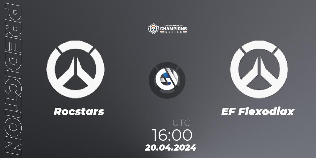 Pronóstico Rocstars - EF Flexodiax. 20.04.2024 at 16:00, Overwatch, Overwatch Champions Series 2024 - EMEA Stage 2 Group Stage