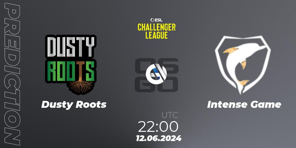 Pronóstico Dusty Roots - Intense Game. 12.06.2024 at 22:00, Counter-Strike (CS2), ESL Challenger League Season 47 Relegation: South America
