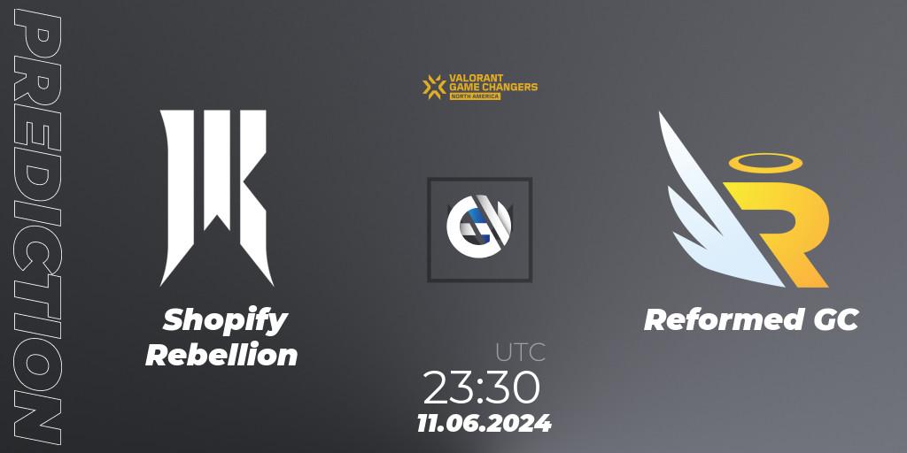 Pronóstico Shopify Rebellion - Reformed GC. 11.06.2024 at 23:40, VALORANT, VCT 2024: Game Changers North America Series 2
