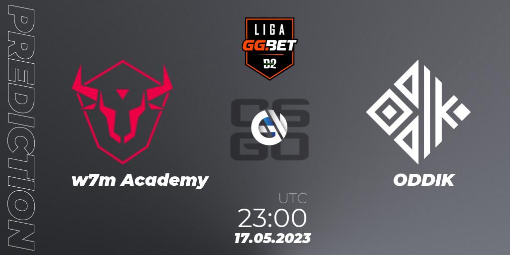 Pronóstico w7m Academy - ODDIK. 17.05.2023 at 23:00, Counter-Strike (CS2), Dust2 Brasil Liga Season 1