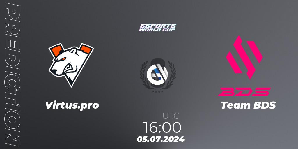 Pronóstico Virtus.pro - Team BDS. 05.07.2024 at 16:00, Rainbow Six, Esports World Cup 2024: Europe CQ