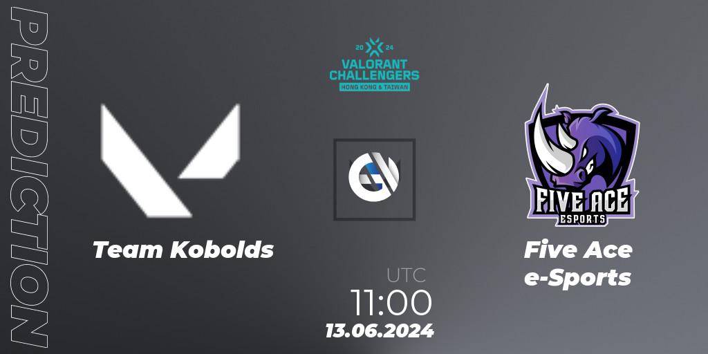 Pronóstico Team Kobolds - Five Ace e-Sports. 13.06.2024 at 11:00, VALORANT, VALORANT Challengers Hong Kong and Taiwan 2024: Split 2