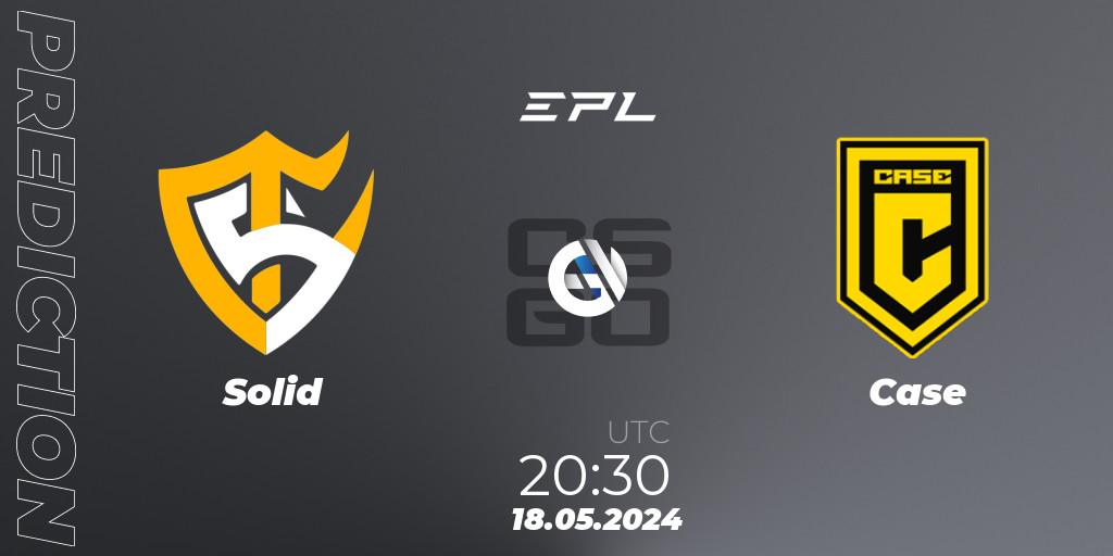 Pronóstico Solid - Case. 18.05.2024 at 20:30, Counter-Strike (CS2), EPL World Series: Americas Season 8
