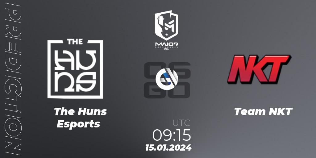 Pronóstico The Huns Esports - Team NKT. 15.01.2024 at 09:15, Counter-Strike (CS2), PGL CS2 Major Copenhagen 2024 East Asia RMR Open Qualifier
