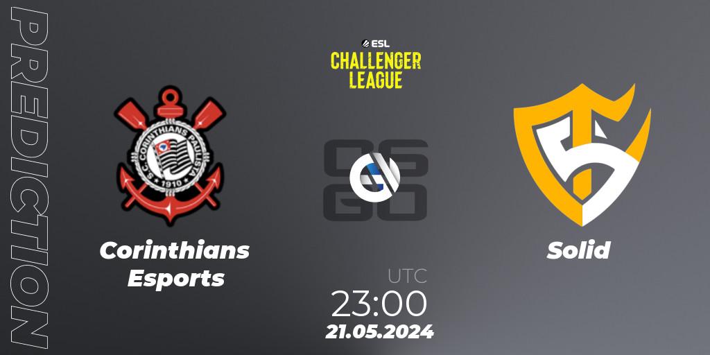 Pronóstico Corinthians Esports - Solid. 21.05.2024 at 23:00, Counter-Strike (CS2), ESL Challenger League Season 47: South America