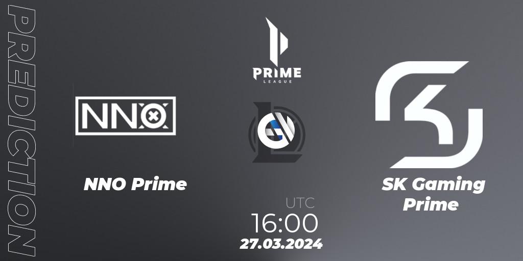 Pronóstico NNO Prime - SK Gaming Prime. 27.03.24, LoL, Prime League 2024 Spring 1st Division Playoffs