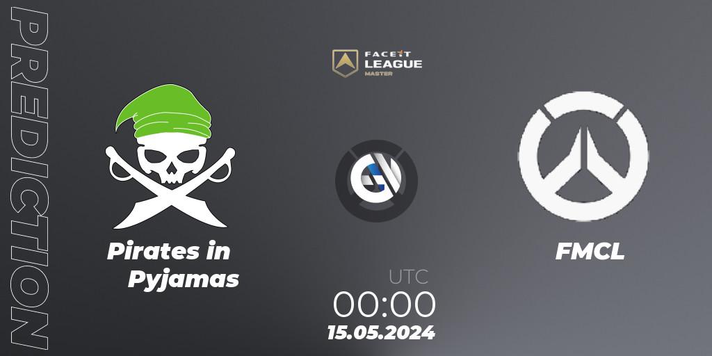 Pronóstico Pirates in Pyjamas - FMCL. 15.05.2024 at 00:00, Overwatch, FACEIT League Season 1 - NA Master Road to EWC